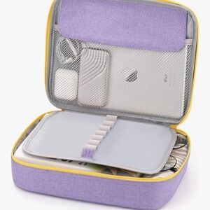 Purple and Yellow Travel Organizer Case